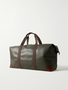 Mulberry - Heritage Clipper Large Leather-Trimmed Scotchgrain Holdall