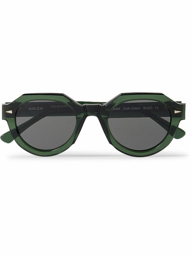 Photo: AHLEM - Marcadet Hexagonal-Frame Acetate Sunglasses