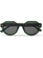 AHLEM - Marcadet Hexagonal-Frame Acetate Sunglasses