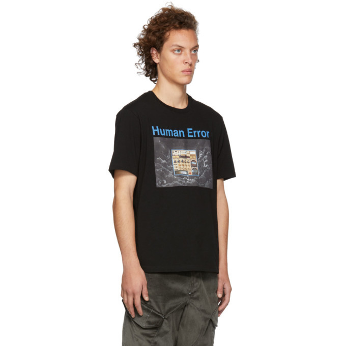 Undercover Black Human Error T-Shirt Nike x Undercover