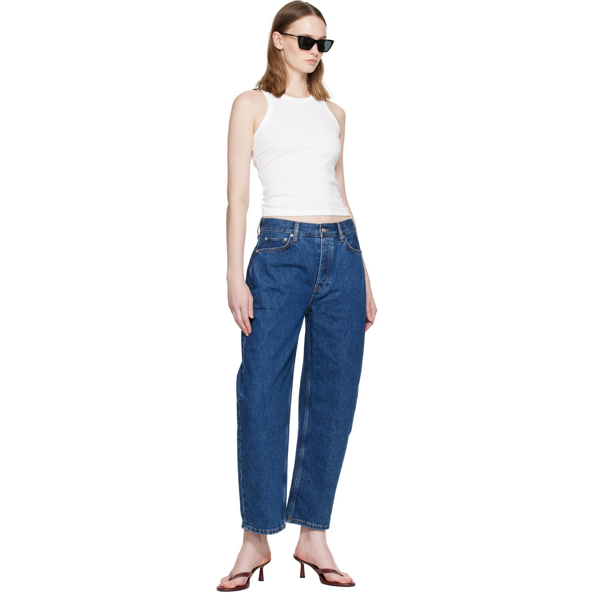 ANINE BING Blue Fritz Jeans