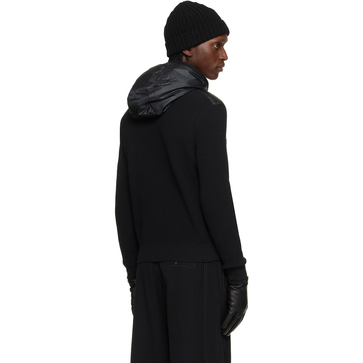 Moncler Black Archivio Cardigan Down Jacket