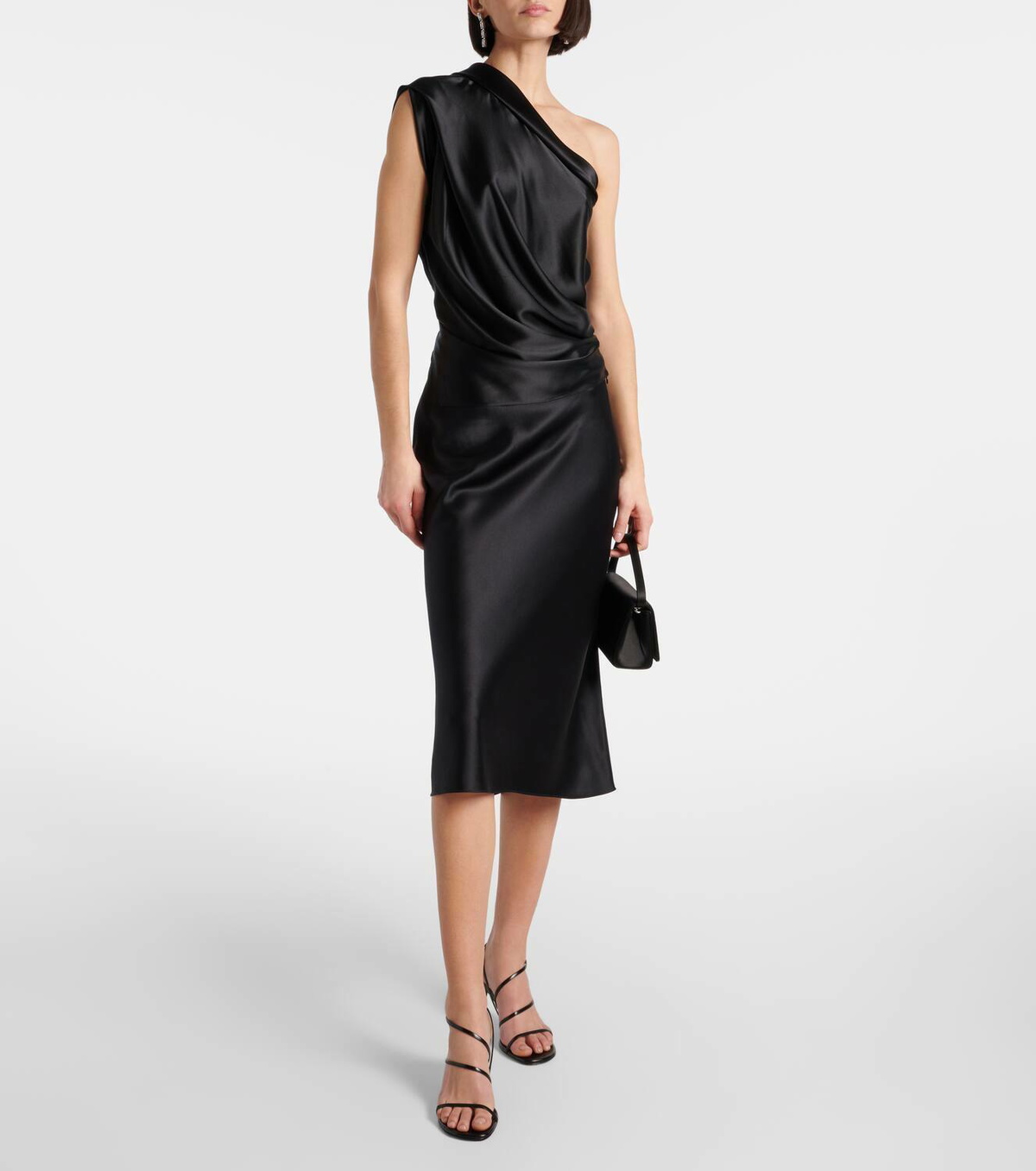 The Sei Asymmetric silk top