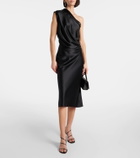 The Sei Asymmetric silk top