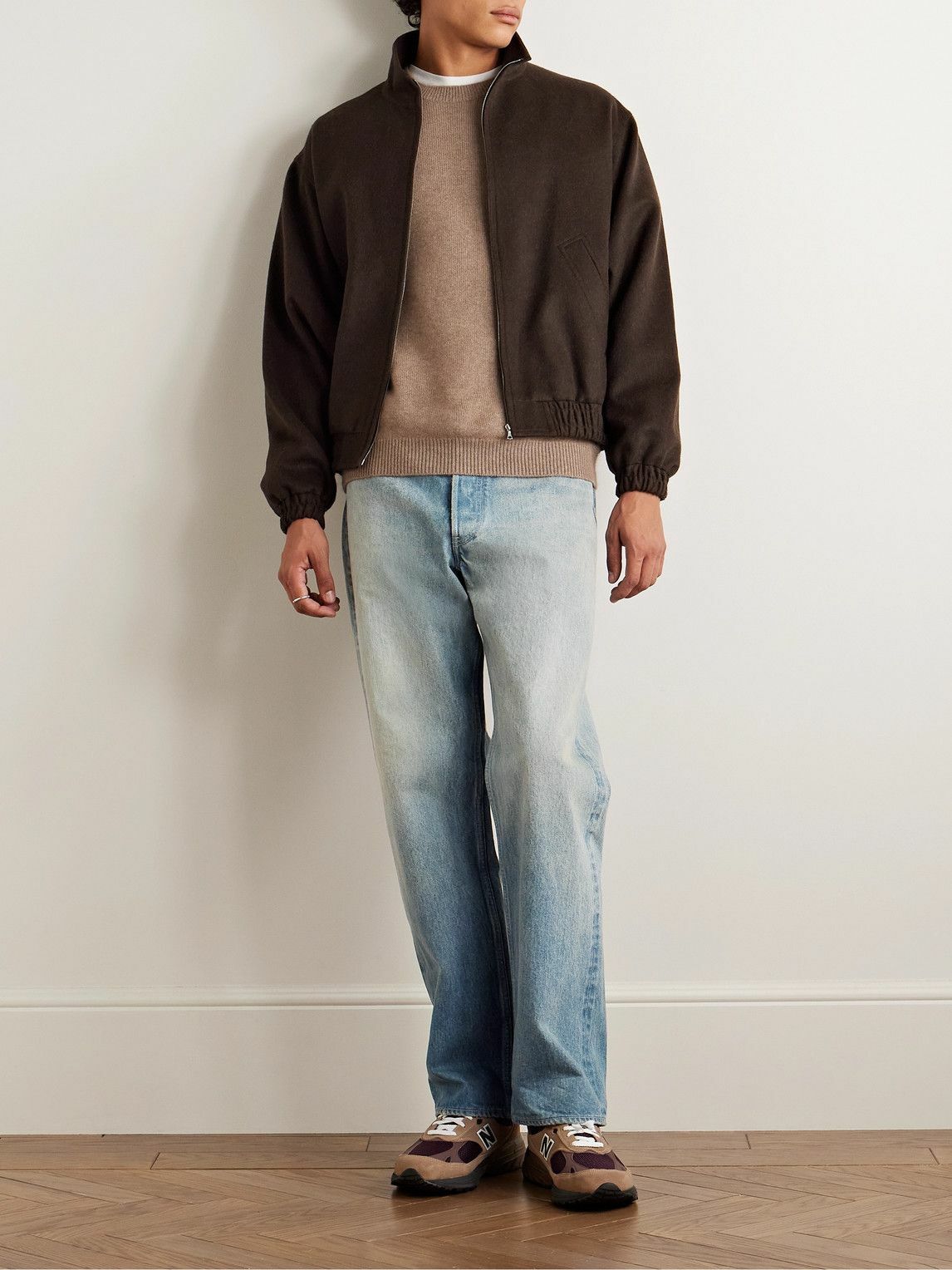 Auralee - Wide-Leg Selvedge Jeans - Blue