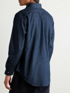 OrSlow - Button-Down Collar Denim Shirt - Blue