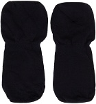 Ermenegildo Zegna Three-Pack Navy Botanic Sockless Socks