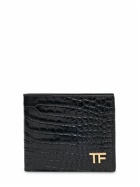 TOM FORD - Alligator Printed Leather Bifold Wallet