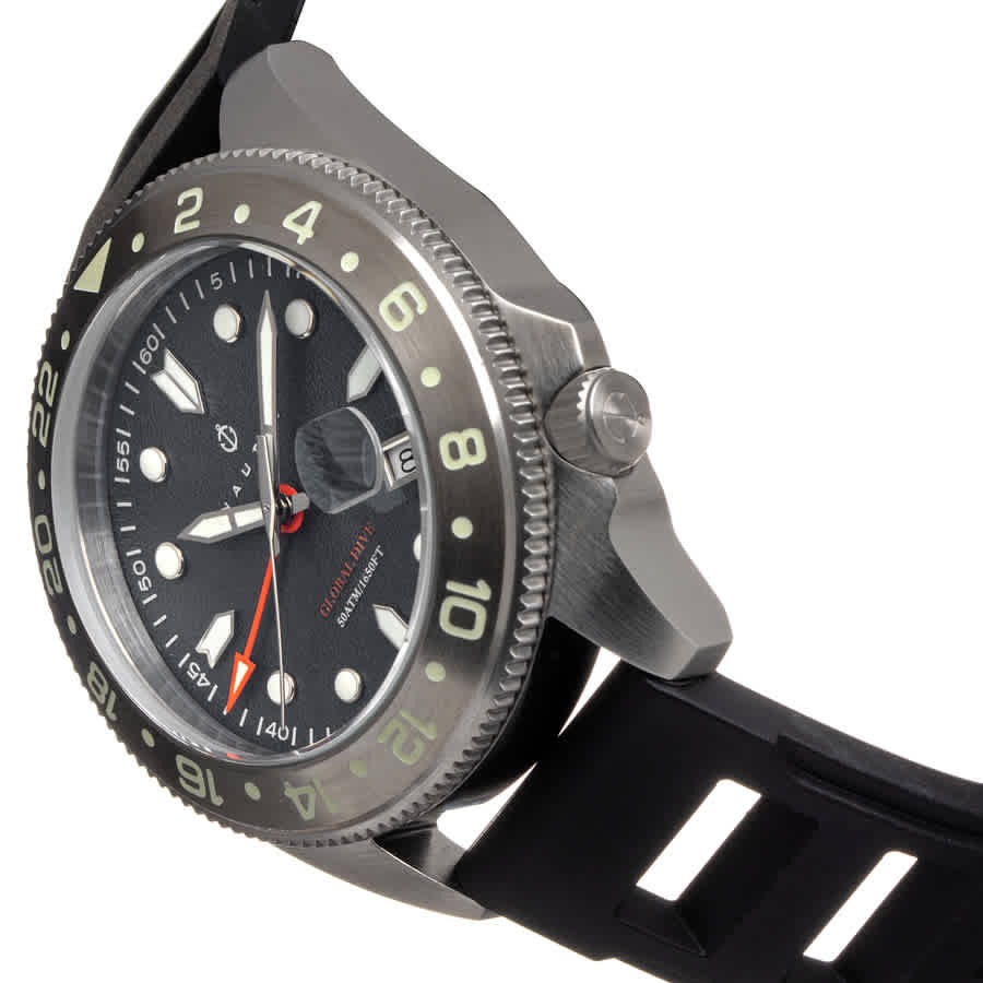 Nautis Global Dive Grey Dial Mens Watch 18093R-B