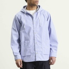 Comme des Garçons Homme Men's Triple Layers Coat in White/Navy/Black