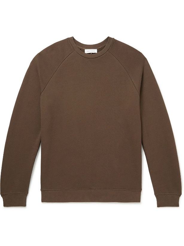 Photo: Ninety Percent - Organic Cotton-Jersey Sweatshirt - Brown