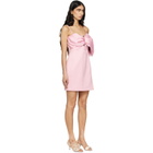 Marc Jacobs Pink Satin 'Pop J Marc' Bow Minidress