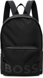 BOSS Black Tonal Logo Detail Backpack