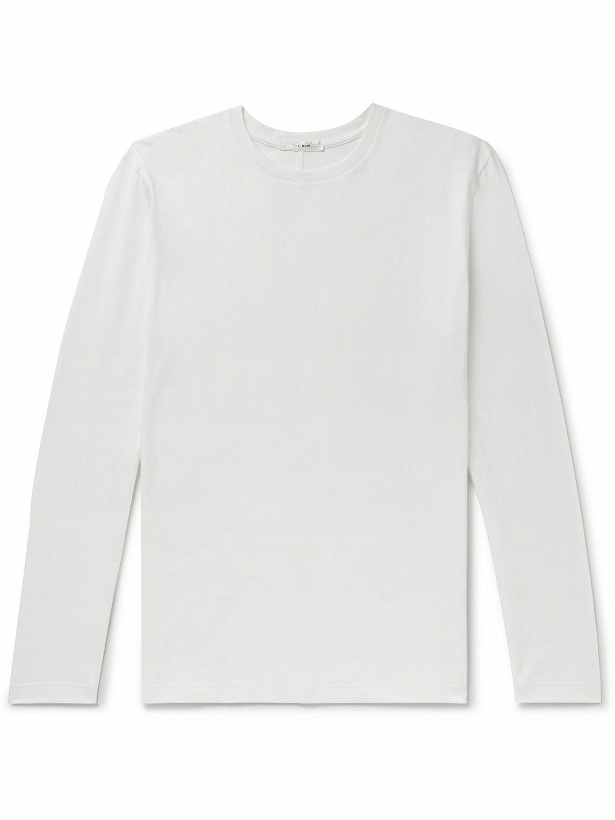 Photo: The Row - Leon Cotton-Jersey T-Shirt - White