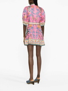 ZIMMERMANN - Floral Print Linen Mini Dress