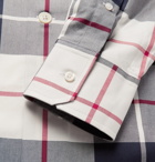 Thom Browne - Checked Cotton-Poplin Shirt - Men - Gray