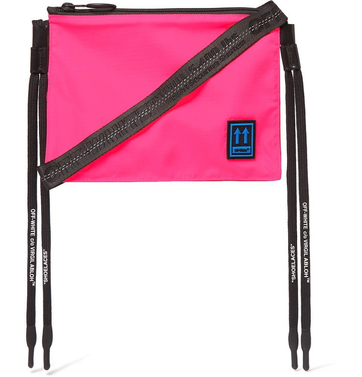 Photo: Off-White - Shell Messenger Bag - Pink