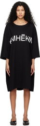 KIMHĒKIM Black Printed Minidress