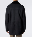 Arma Bohdan shearling-lined suede coat