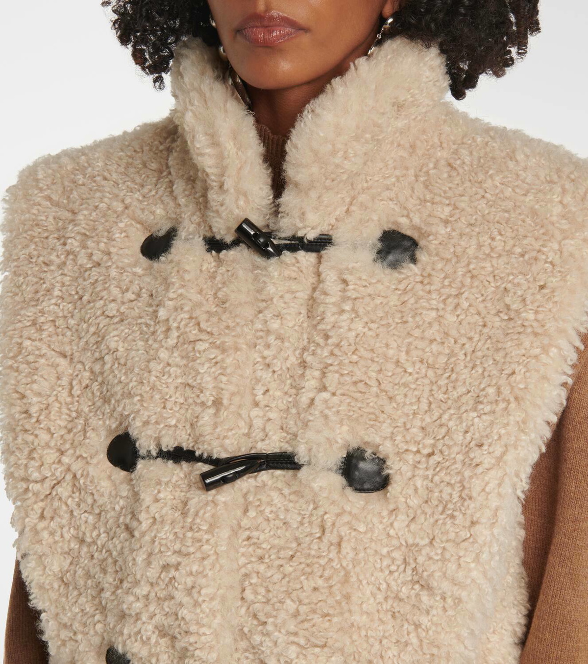 Marant Etoile Alisa faux fur vest Isabel Marant Etoile