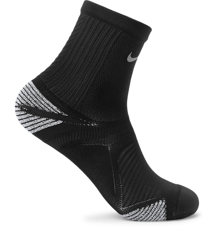 Photo: Nike Running - Racing Cushioned Dri-FIT Socks - Black