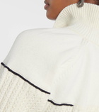 Victoria Beckham Double-collar wool sweater