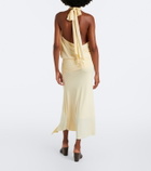 De La Vali Vida draped jersey minidress