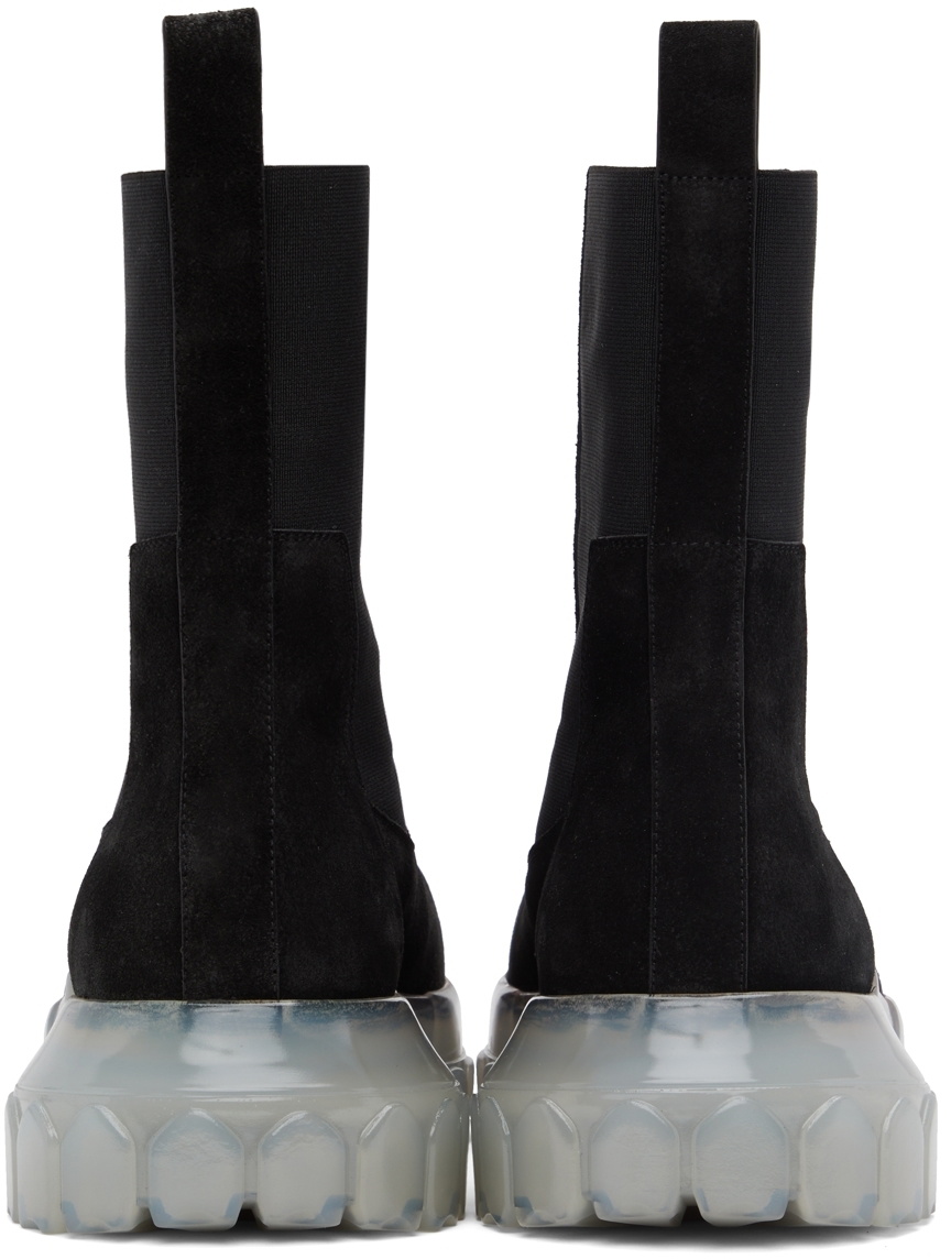 Rick Owens Black Beatle Bozo Tractor Boots Rick Owens
