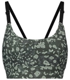 Varley Cometa leopard-print sports bra