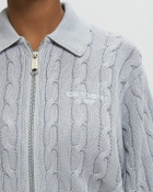 Carhartt WIP Carter Sweater Jacket Blue Womens Pullover