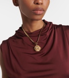 Magda Butrym Floral crystal-embellished pendant necklace