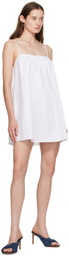 Matteau White Square Neck Minidress