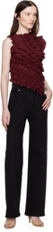 Beaufille SSENSE Exclusive Burgundy Vera Blouse