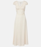 Posse Perla lace-trimmed midi dress