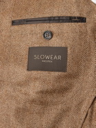 Incotex - Herringbone Wool Blazer - Brown