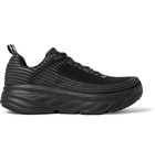 Hoka One One - Bondi 6 Rubber-Trimmed Mesh Running Sneakers - Black