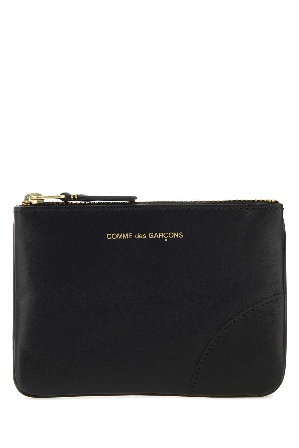 Comme des Garçons SA3100ZP Zipper Pull Wallet in Black Comme