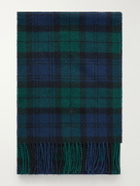 Polo Ralph Lauren - Fringed Logo-Embroidered Recycled Wool-Blend Scarf