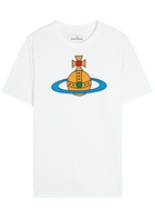 Vivienne Westwood Orb-print Stretch-cotton T-shirt White