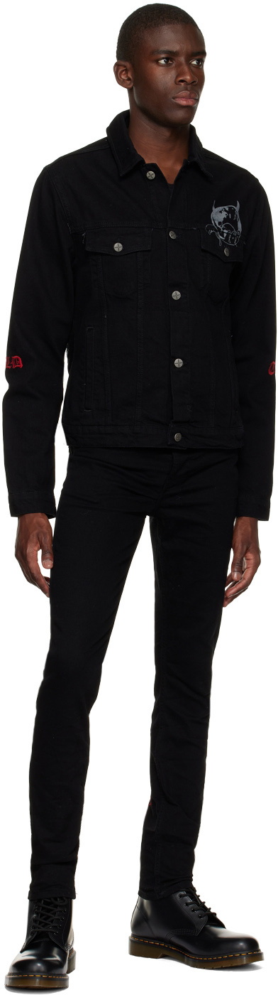 Ksubi Black Devil Denim Jacket Ksubi