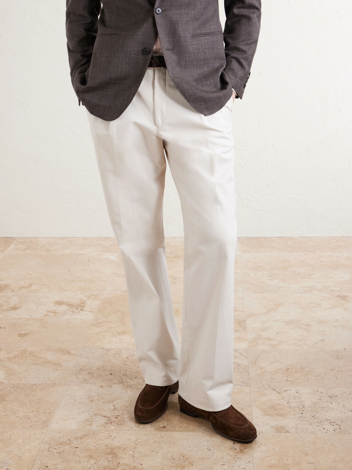 John Lobb - Tyne II Suede Loafers - Brown