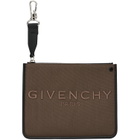 Givenchy Taupe Cargo Pouch