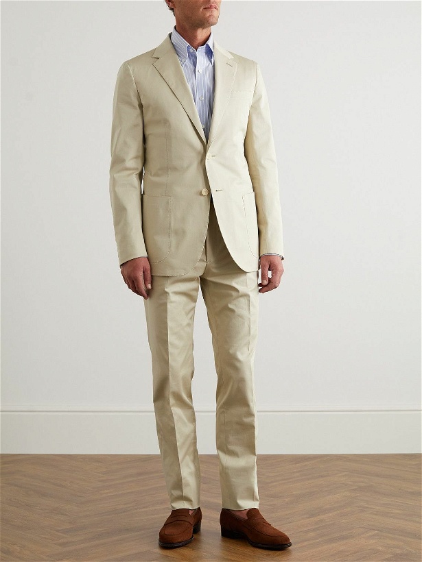 Photo: Kingsman - Cotton-Blend Twill Suit Jacket - Neutrals
