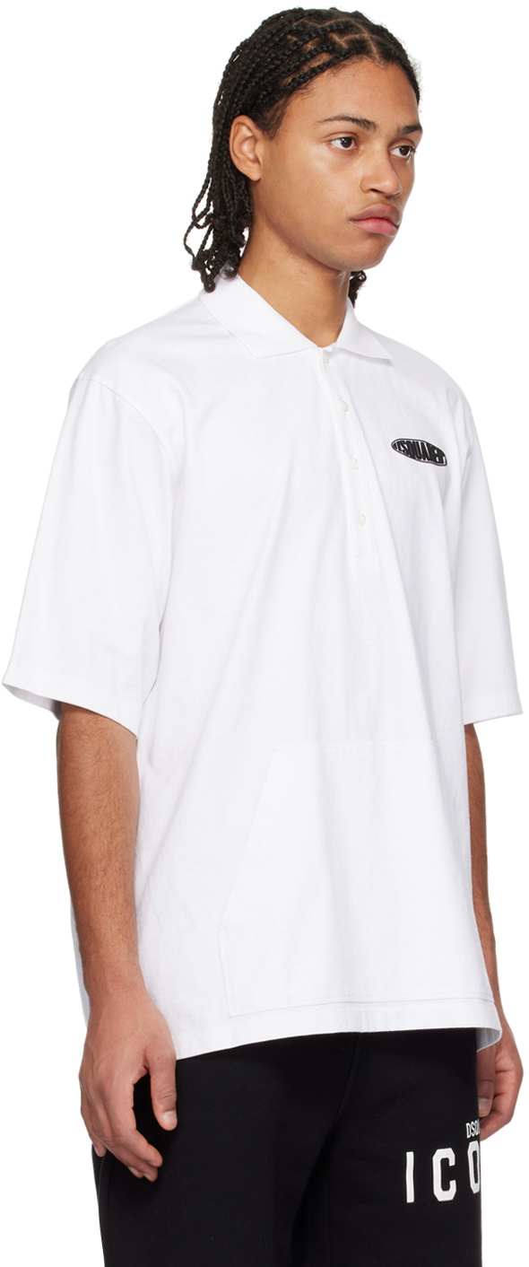 Dsquared - Man - White - Polo Shirt main image 1