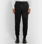 Thom Browne - Black Slim-Fit Grosgrain-Trimmed Loopback Cotton-Jersey Suit - Black