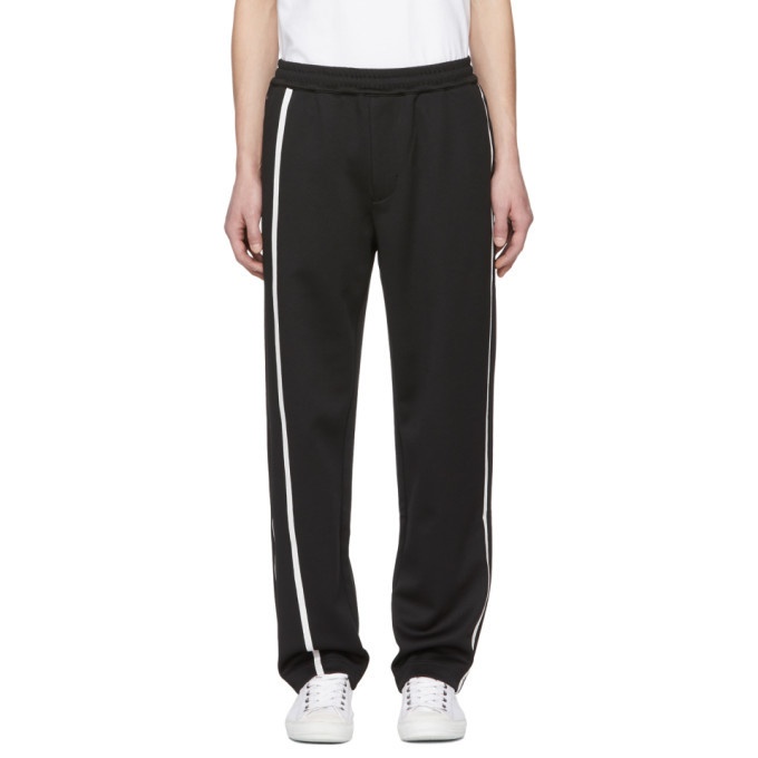 Photo: Helmut Lang Black and White Sport Striped Track Pants