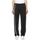 Helmut Lang Black and White Sport Striped Track Pants