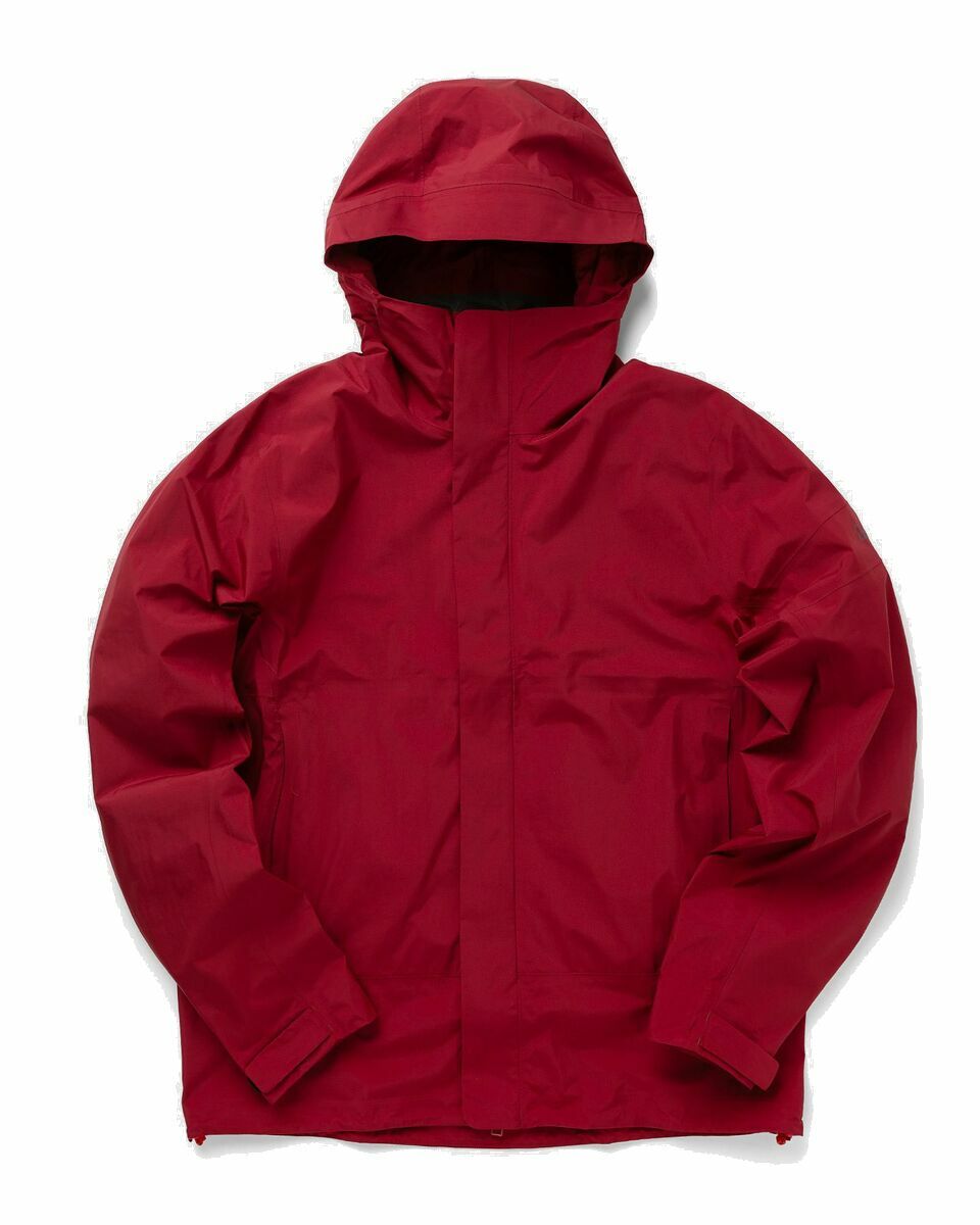 Photo: Rapha Gore Tex Hooded Rain Jacket Red - Mens - Shell Jackets