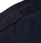 Zimmerli - Pureness Stretch-Micro Modal Boxer Briefs - Men - Midnight blue