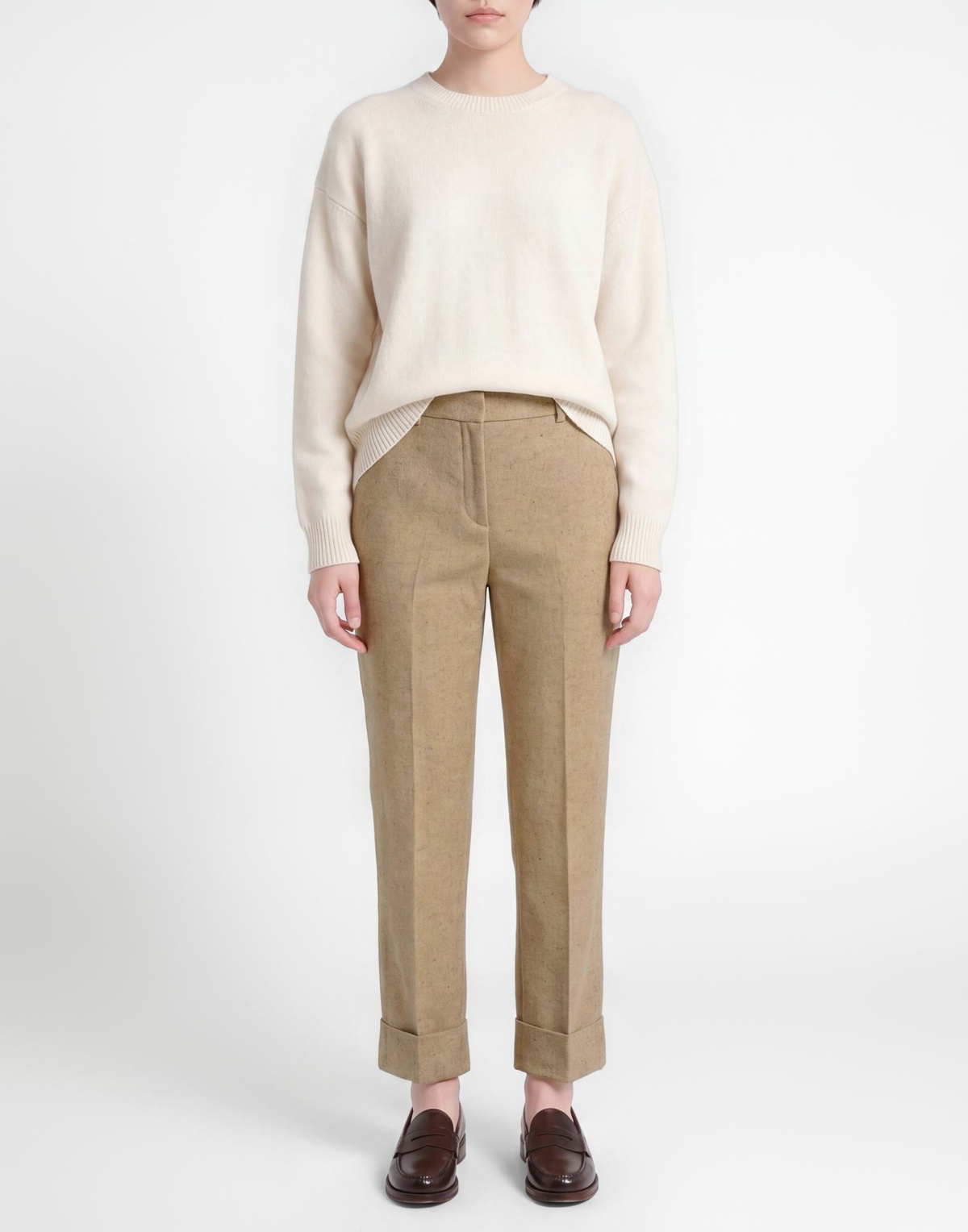 Incotex By Slowear Womens Pants Sand